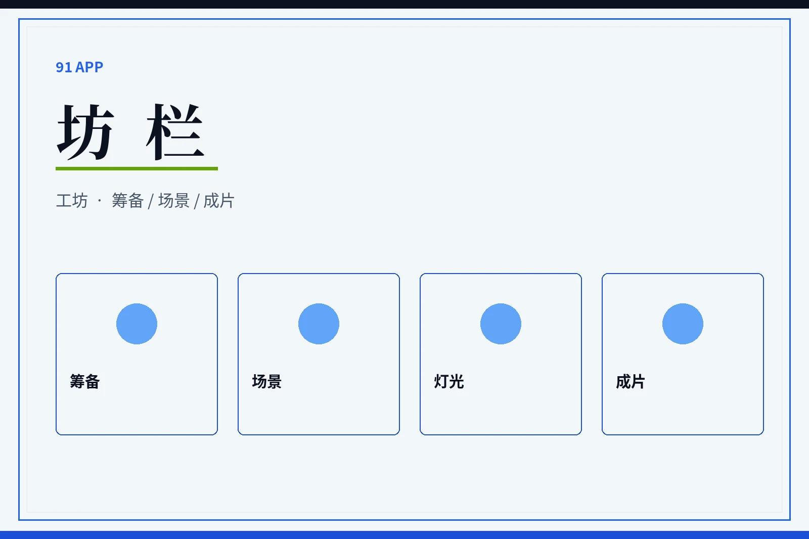 91APP坊栏制作观察